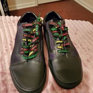 Black Vans x ATCQ shoes